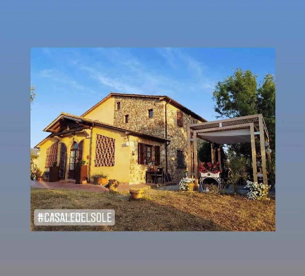 Bed And Breakfast Casale Del Sole Castellina Marittima